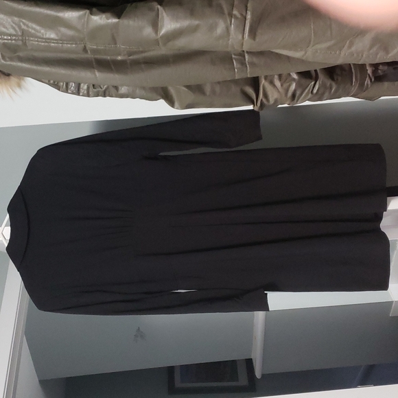 Max Studio black trench jacket - Picture 2 of 3